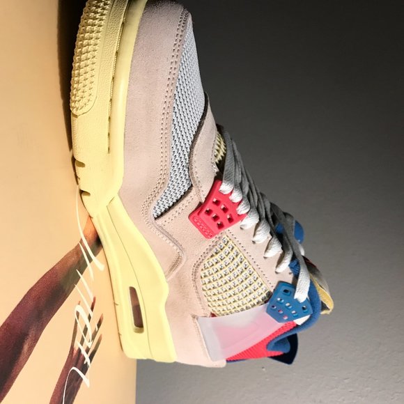 Air Jordan 4 x Union LA, 'Guava Ice', size 8.5 new - Picture 5 of 7